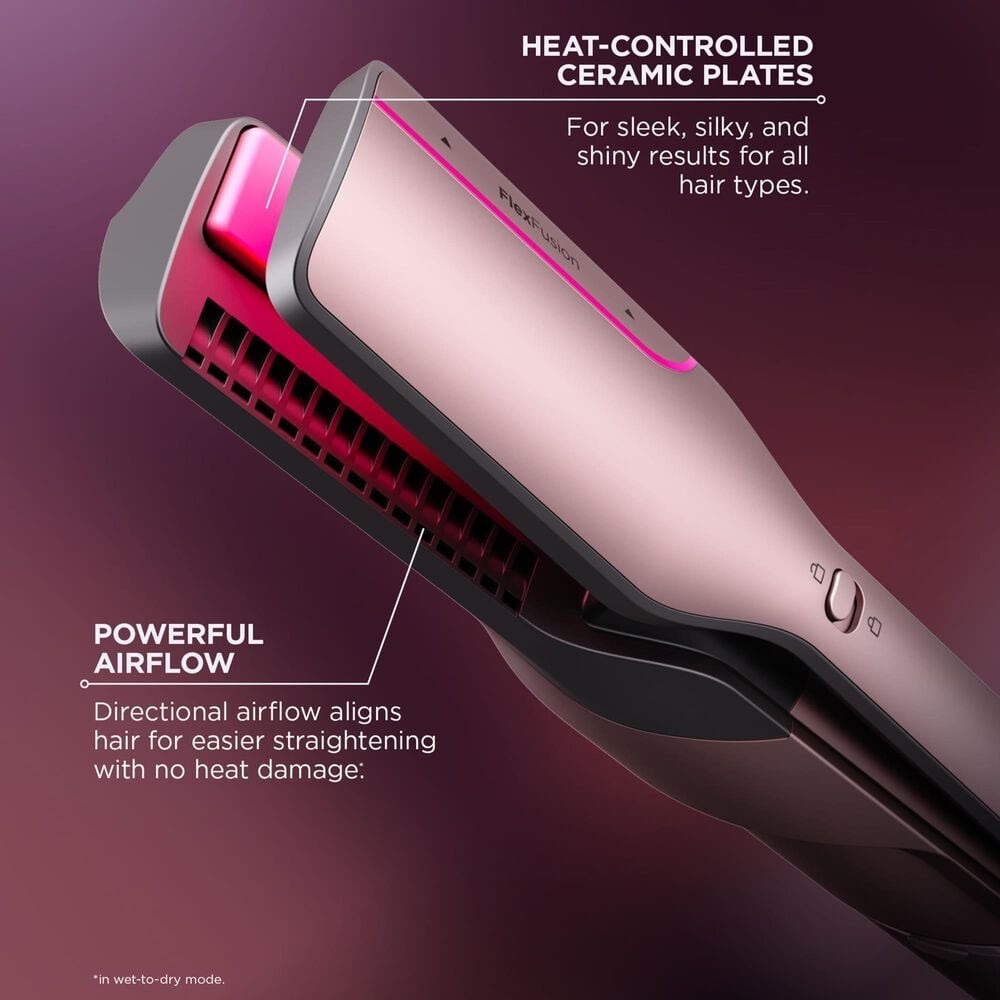 Multi-Function Pink 5-in-1 Hair Styler with Interchangeable Attachments - Picture 3 of 14